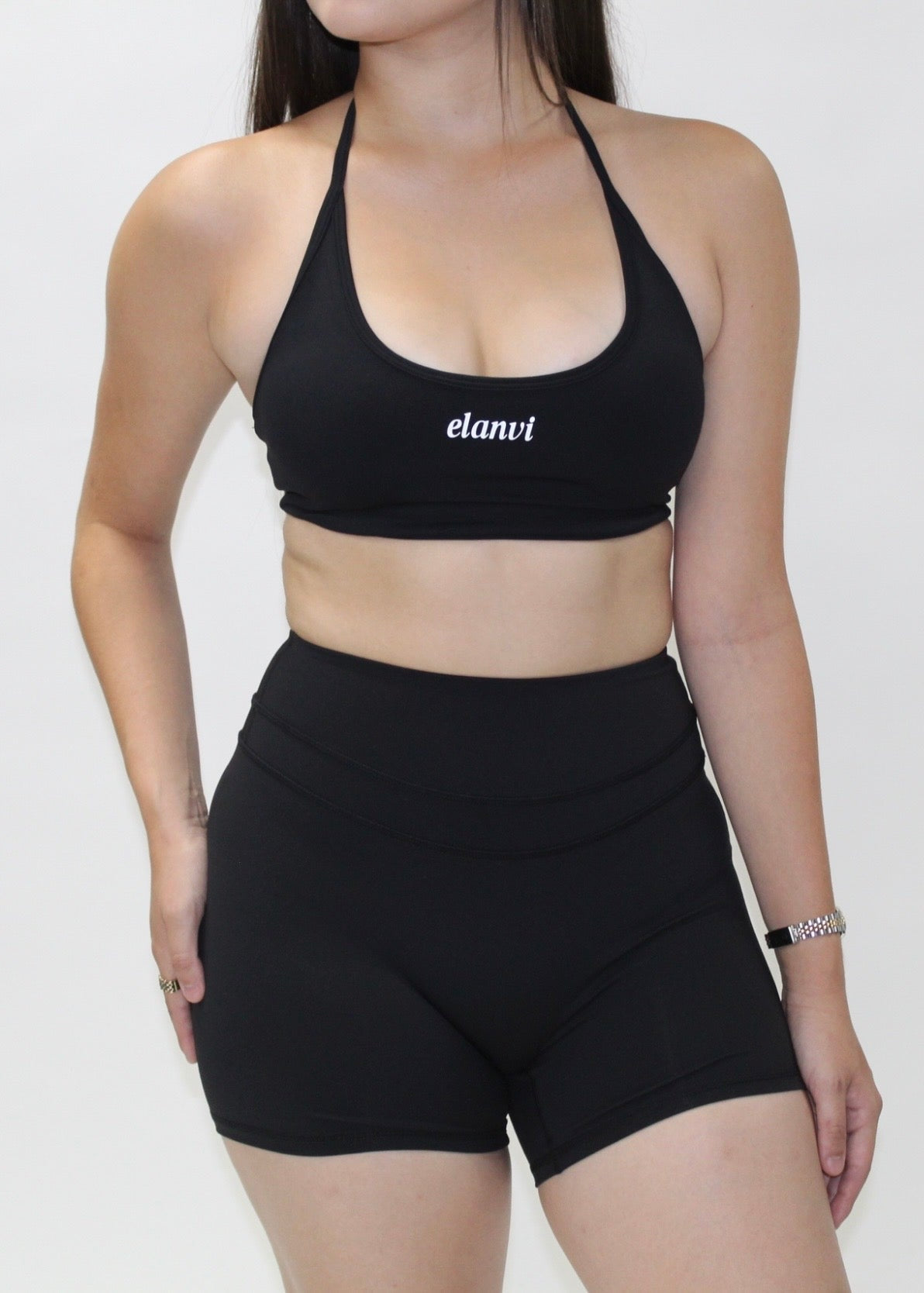 Bloom Double Seam High Waisted Shorts