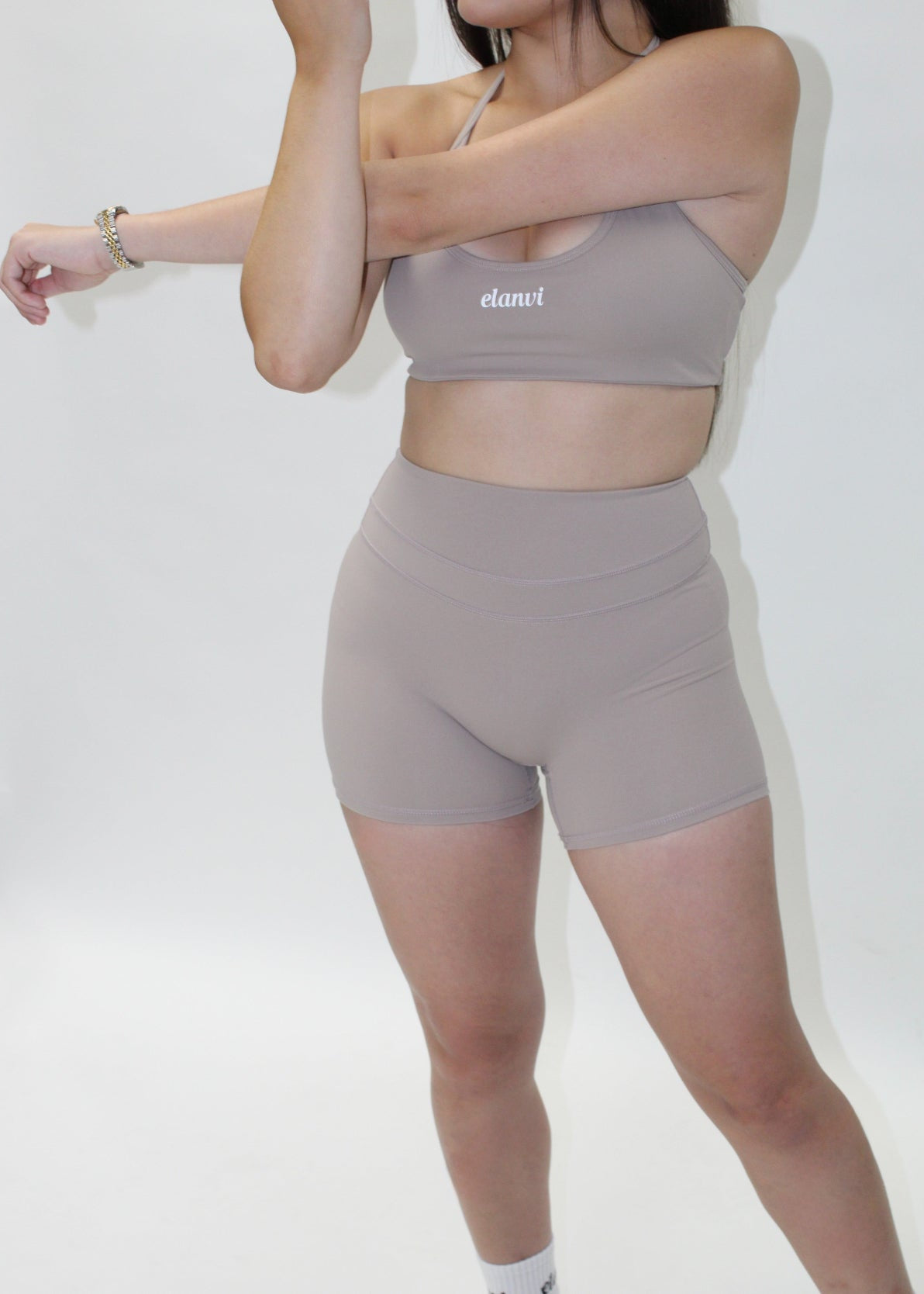 Bloom Double Seam High Waisted Shorts